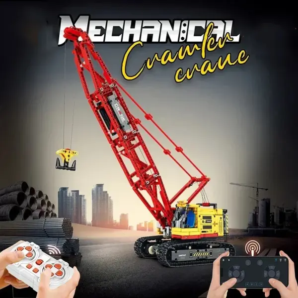 1322PCS Remote Control Crawler Crane Model - Image 2