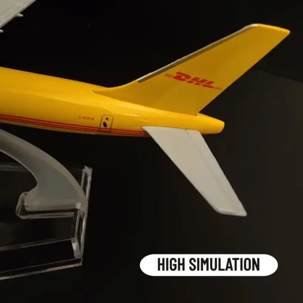 1:400 Metal Diecast DHL Boeing 757 Model Plane - Image 4