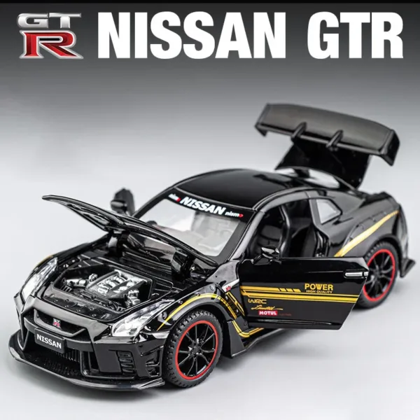 1:32 Alloy Nissan GTR R34 GT-R Model Car - Image 17