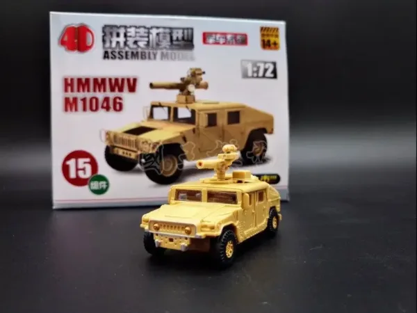 1:72 Hummer Missiles Assemble Model Truck - Image 8