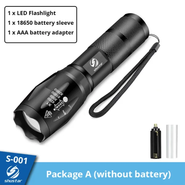 Ultra Bright Waterproof LED Flashlight 18650 - Image 8