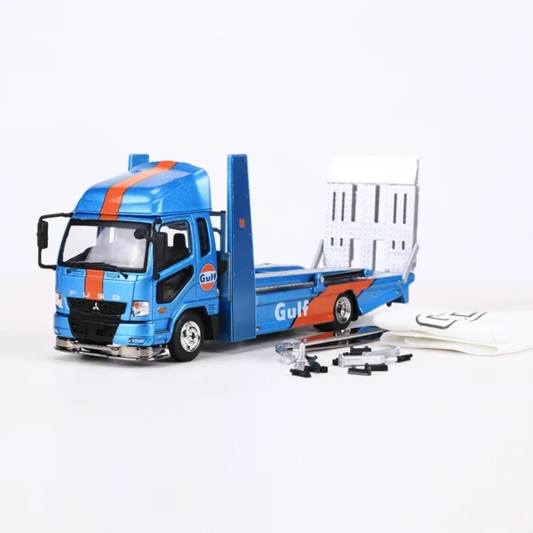 Blue 1:64 Mitsubishi LB-TRUCKS Model Truck - Image 2