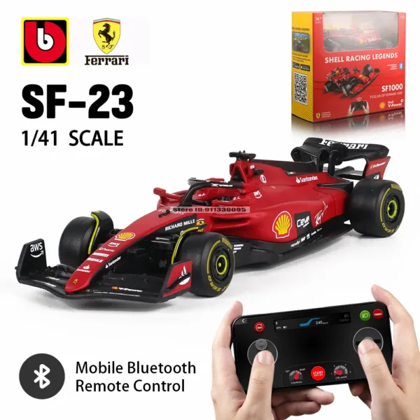 Bburago 1:41 Ferrari Bluetooth RC Car Model - Image 5