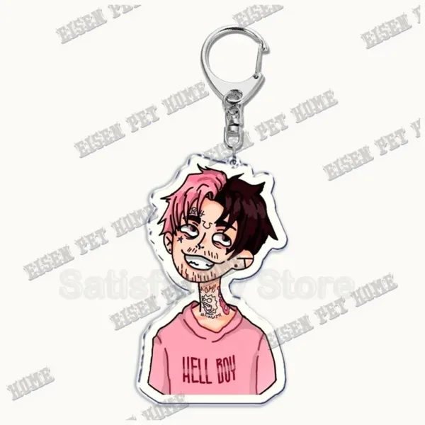 Lil Peep Acrylic Keychain Pendant Gift - Image 34