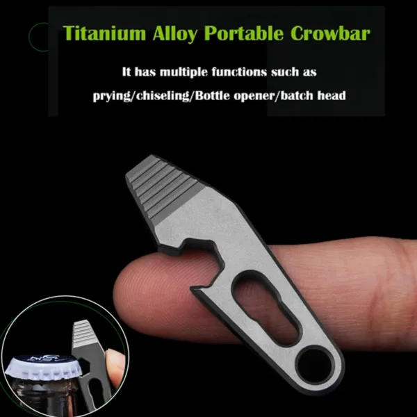 Titanium Alloy Multitool Crowbar and Opener