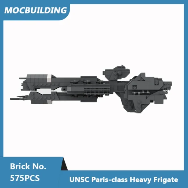 MOC Building Blocks UNSC Heavy Frigate 575PCS - Image 3