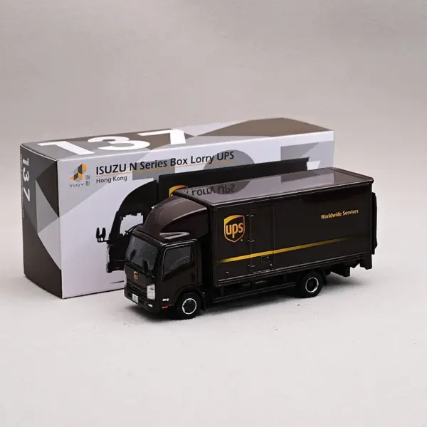 Isuzu N Series Diecast Box Lorry Model - Image 3