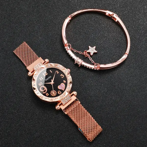 Women's Quartz Watch and Bracelet Set - Image 4