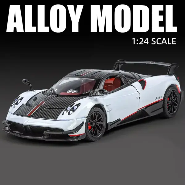 1:24 Pagani Huayra BC Diecast Car Model - Image 9