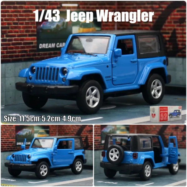 1/36 Jeep Wrangler Rubicon Diecast Model Car - Image 10