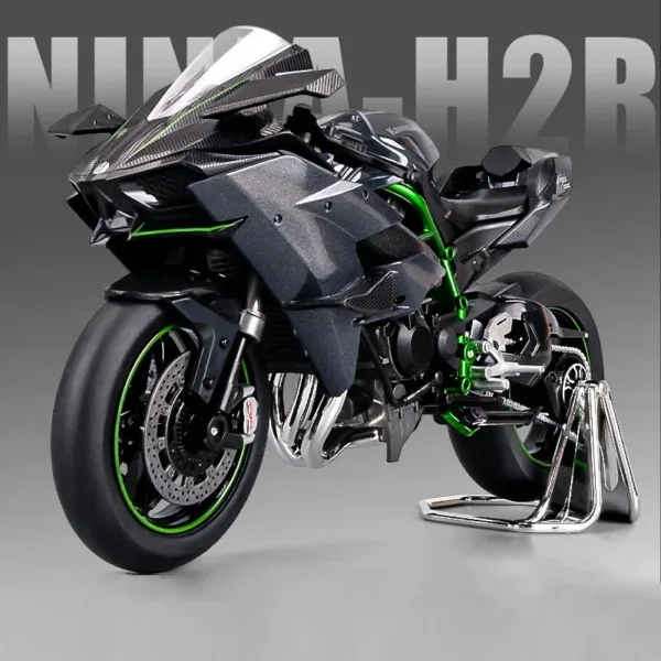 1:9 Scale Kawasaki H2R Ninja Motorcycle Model - Image 10