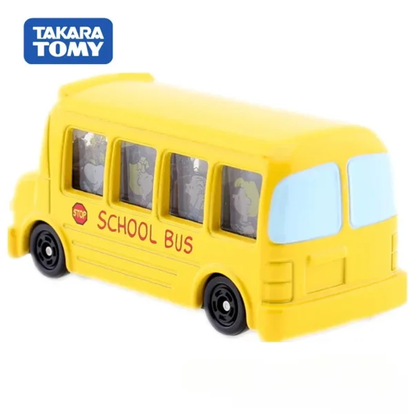 Snoopy School Bus Diecast Model Toy 1:64 - Image 4