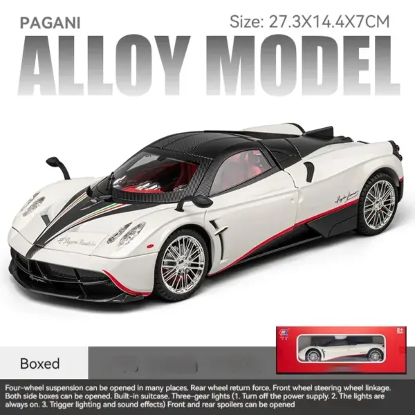 Pagani Huayra Dinastia Alloy Diecast Model Car - Image 9