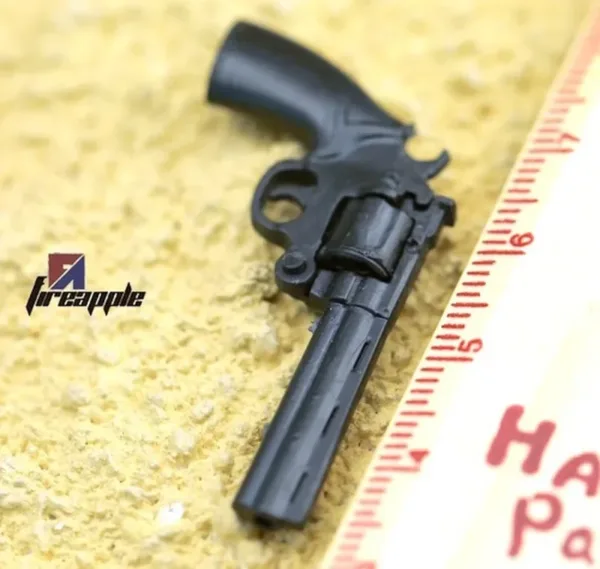 1:6 Scale Black Revolver Model for Action Figures - Image 3