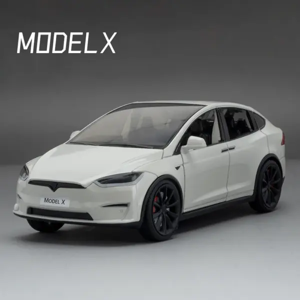 1:24 Alloy Model X Model 3 Model Y Car - Image 2