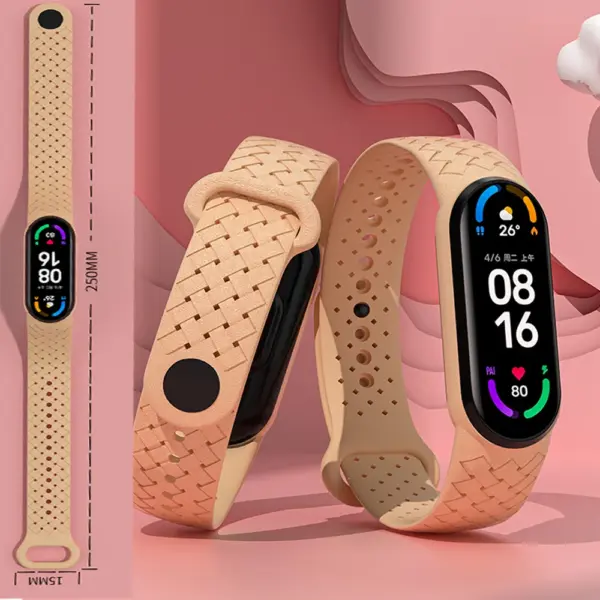 Silicone Wristband for Xiaomi Mi Band 6 7 - Image 3