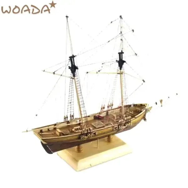 1:70 Scale Wooden Sailing Boat Model DIY Kit