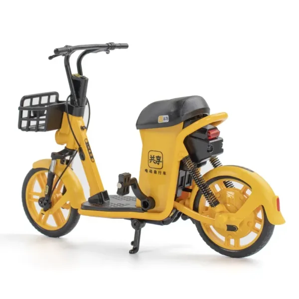 1:32 Scale Diecast Electric Bicycle Model Toy - Image 6