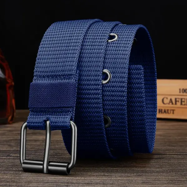 120 cm Versatile Canvas Belt for Men - Image 2