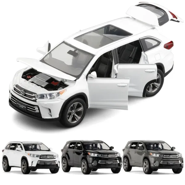 1/32 Toyota Highlander Diecast SUV Model