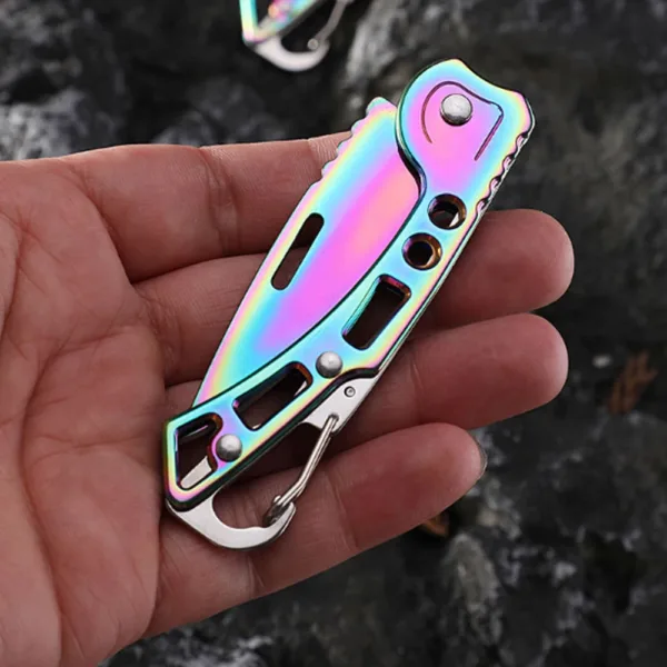 Stainless Steel Folding Fruit Knife EDC - Image 2