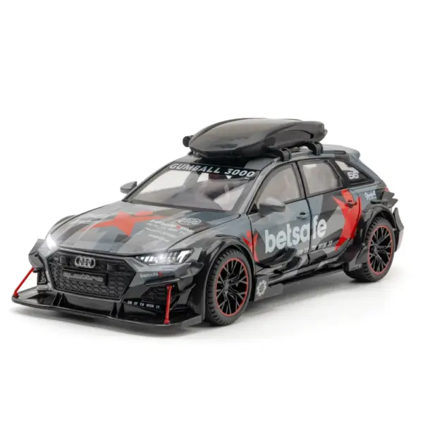 1/24 Audi RS6 Diecast Car with Lights and Sound - Image 7