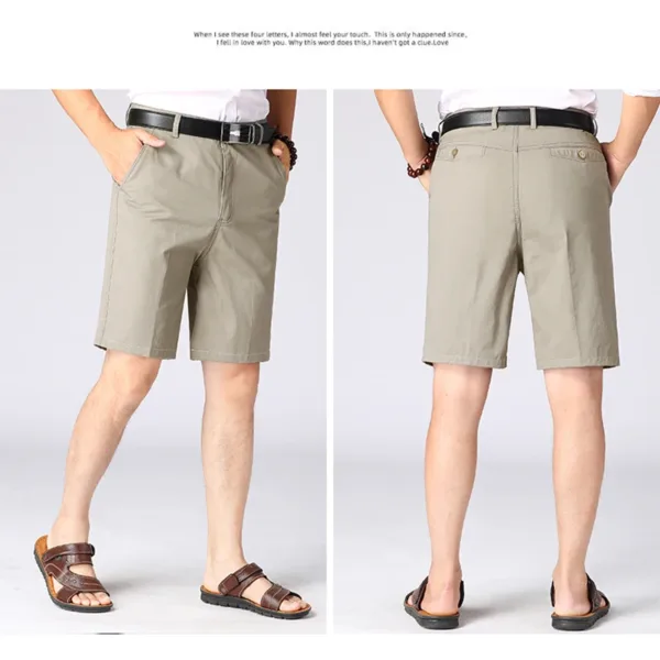 Men's Summer Casual Knee Length Shorts 8 Colors - Image 10