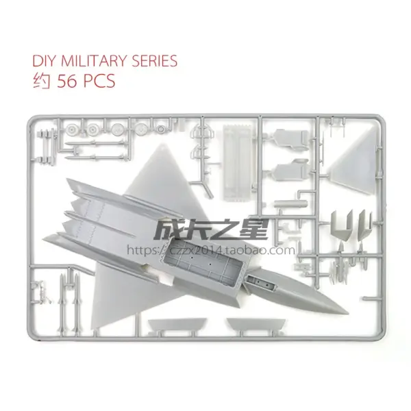 1/72 F-22 Raptor Plastic Model Assembly Kit - Image 3