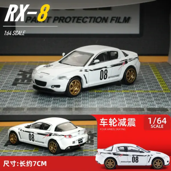 1/64 Scale Mazda RX-8 Diecast Model Car - Image 7