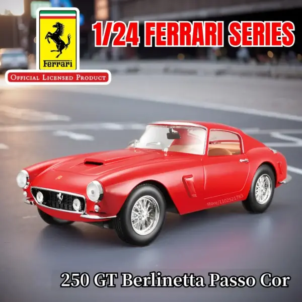 1:24 Scale Ferrari Diecast Car Model - Image 14