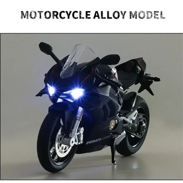 1:12 Ducati Panigale V4S Alloy Model Motorcycle - Image 4