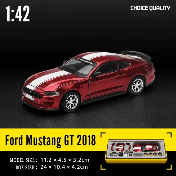 2018 Ford Mustang GT Alloy Toy Car Model - Image 10