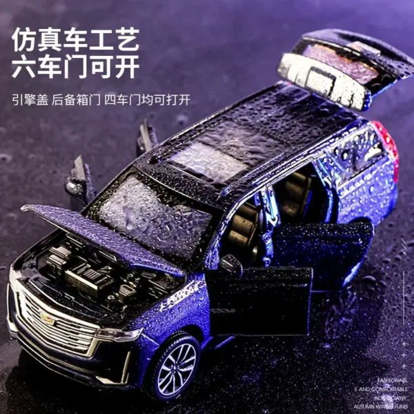 1:32 Scale Cadillac Escalade Diecast Model Car - Image 3