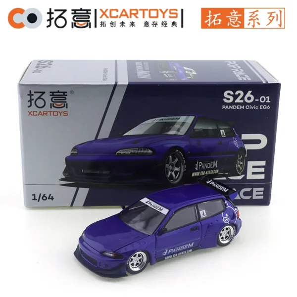 1/64 Scale PANDEM Civic EG6 Metal Model Car