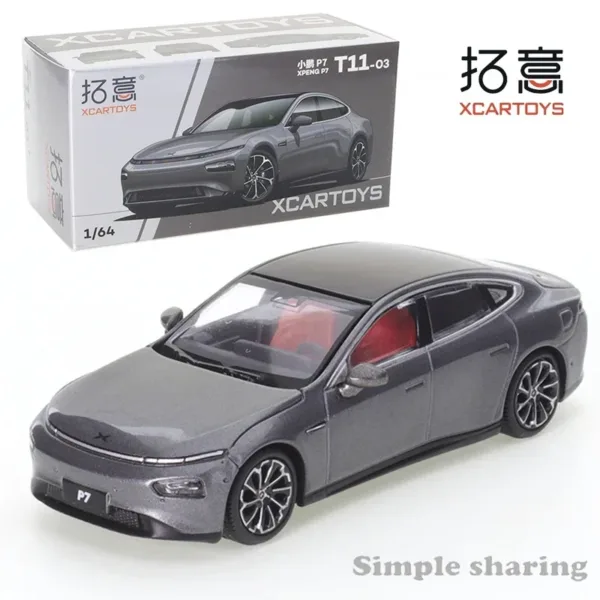 1/64 Scale XPENG P7 Diecast Model Car - Image 19