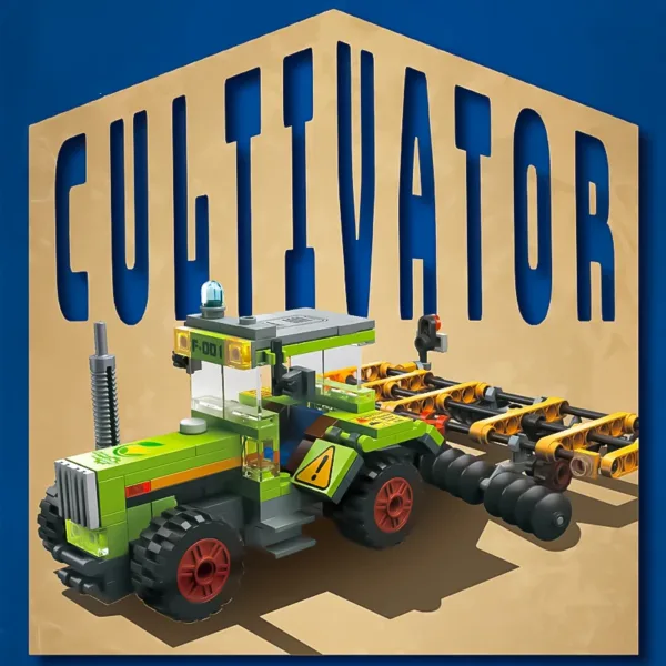 City Series Building Blocks Forage Harvester Set - Image 7