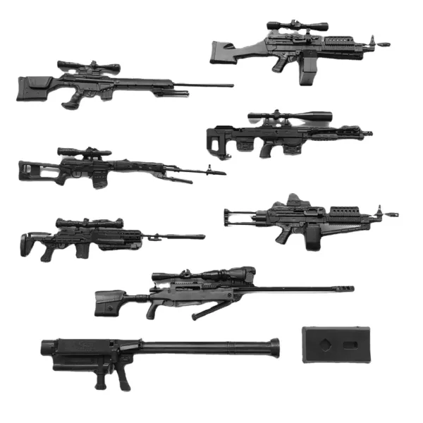 1/6 Scale Military Model Gun Toy Set - Image 5