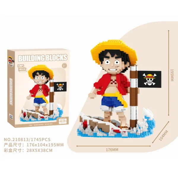 Anime Cartoon Building Blocks Kids Toy Set - Image 7