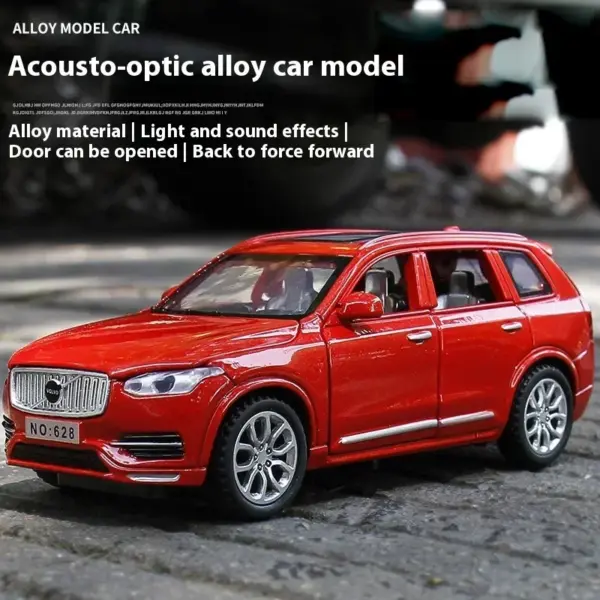 Diecast Metal Volvo XC90 SUV Model with Sound