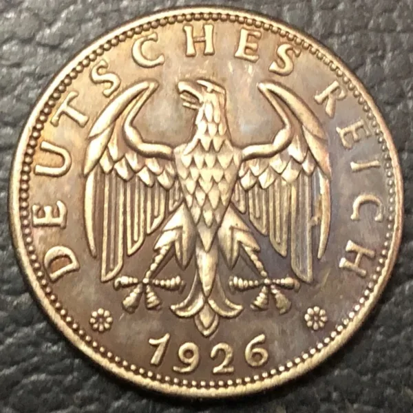 1926 Germany 2 Reichsmark Replica Coin - Image 3