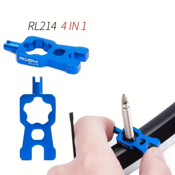 Multifunctional Blue Nozzle Tool for Bicycle - Image 5