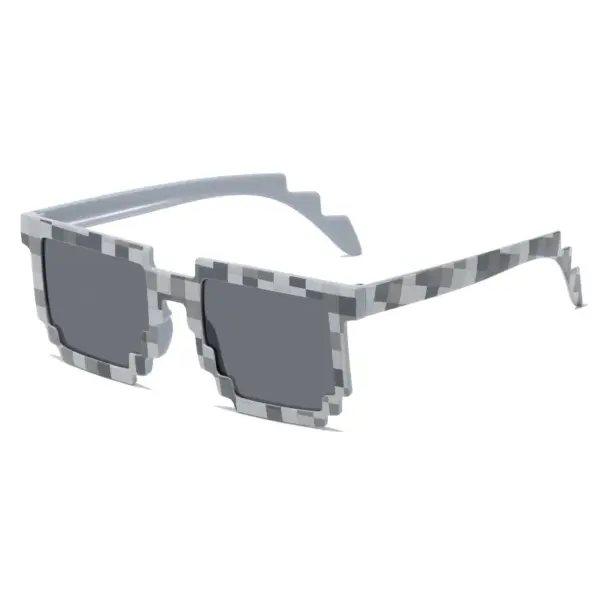 Fashionable Square Mirror Sunglasses for Women - Image 10