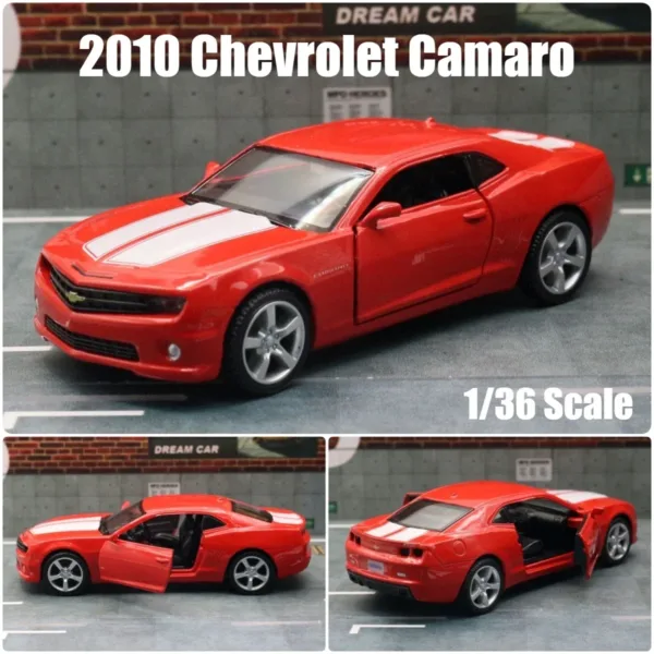 1:36 Chevrolet Camaro Diecast Toy Car Model - Image 8