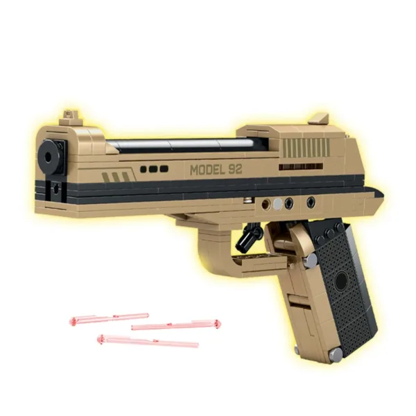 Creative Assembly Block Gun Toy for Kids - Image 3
