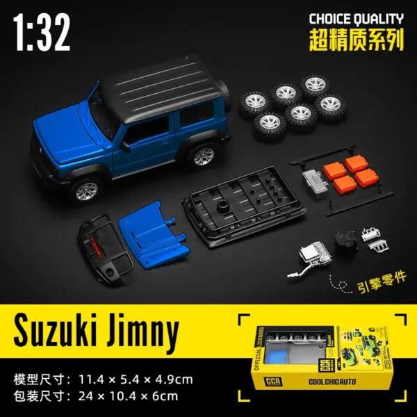 1:42 Scale Diecast Suzuki Jimny and Mustang GT - Image 11