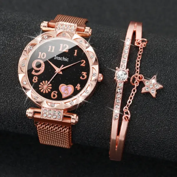 Women's Quartz Watch and Bracelet Set - Image 2