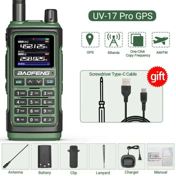 Baofeng UV-17 Pro GPS Walkie Talkie Pack - Image 9