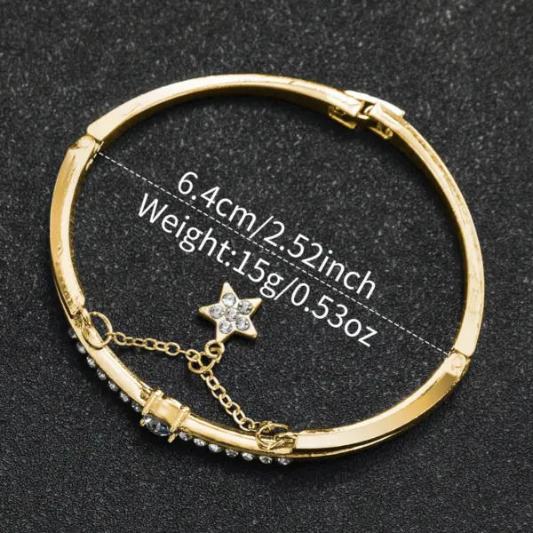 2PCS Ladies Fashion Quartz Watch and Bracelet Set - Image 6