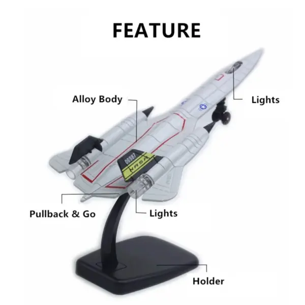 Pullback Jet Fighter Model with Lights and Sound - Image 5