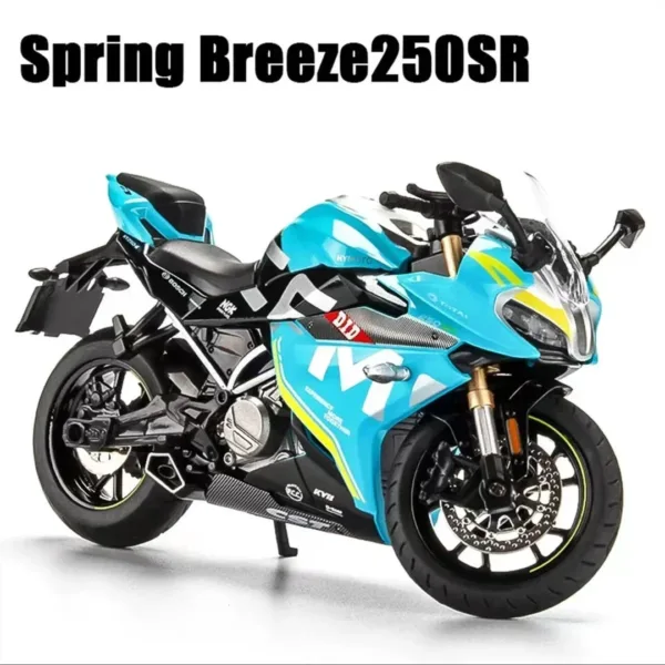 1:12 Scale CFMOTO Spring Breeze Motorcycle Model - Image 7